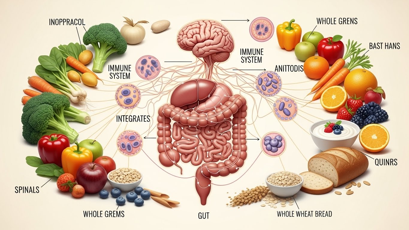 how to improve gut health for better immunity and mental clarity
