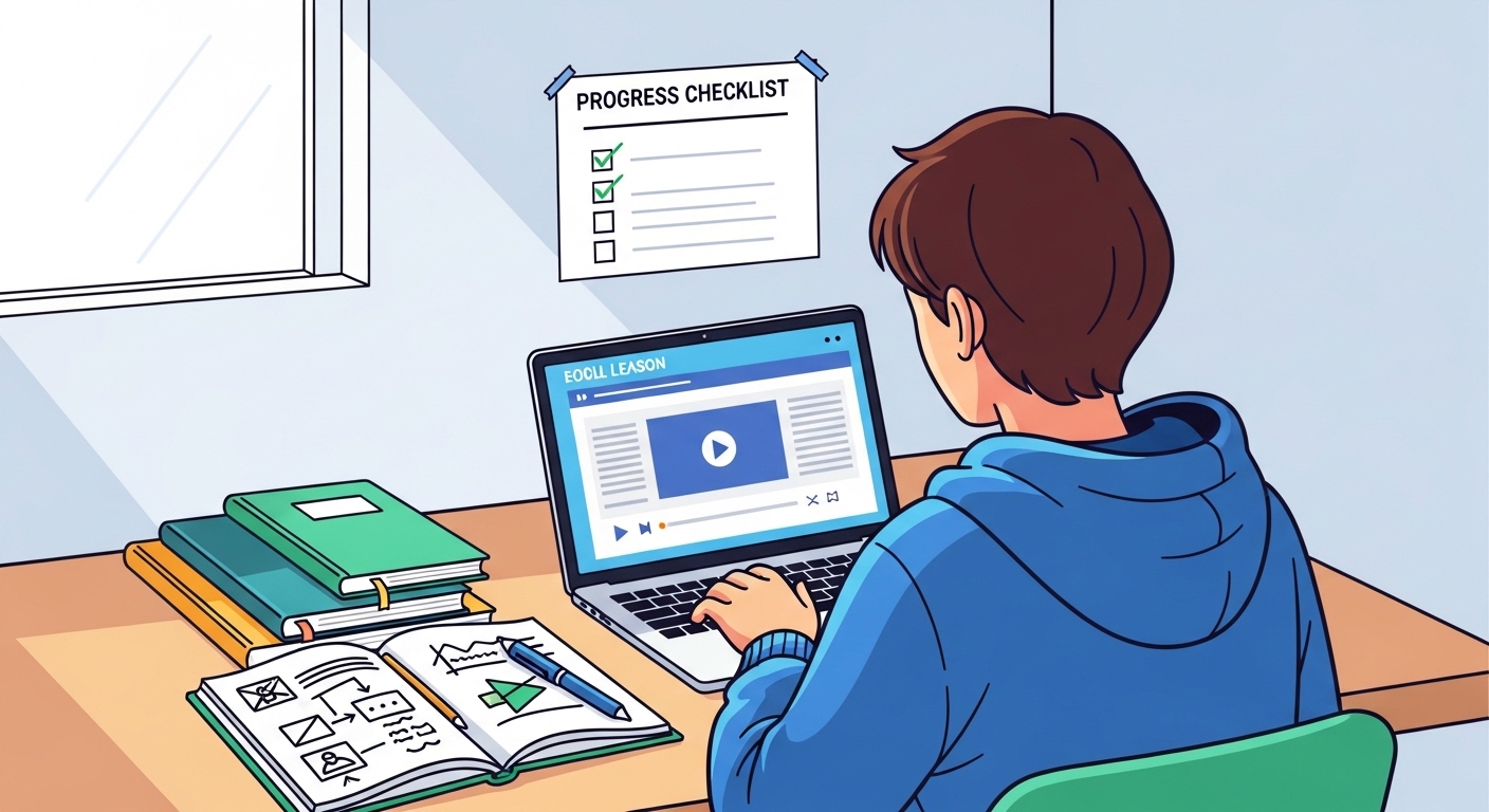 how to learn online effectively as a beginner