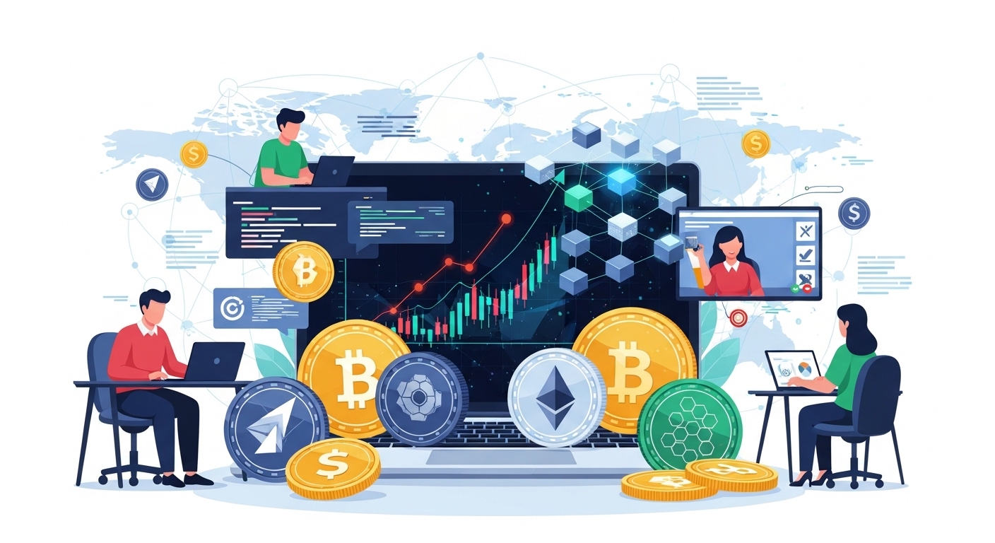 how to make money online using cryptocurrency and blockchain