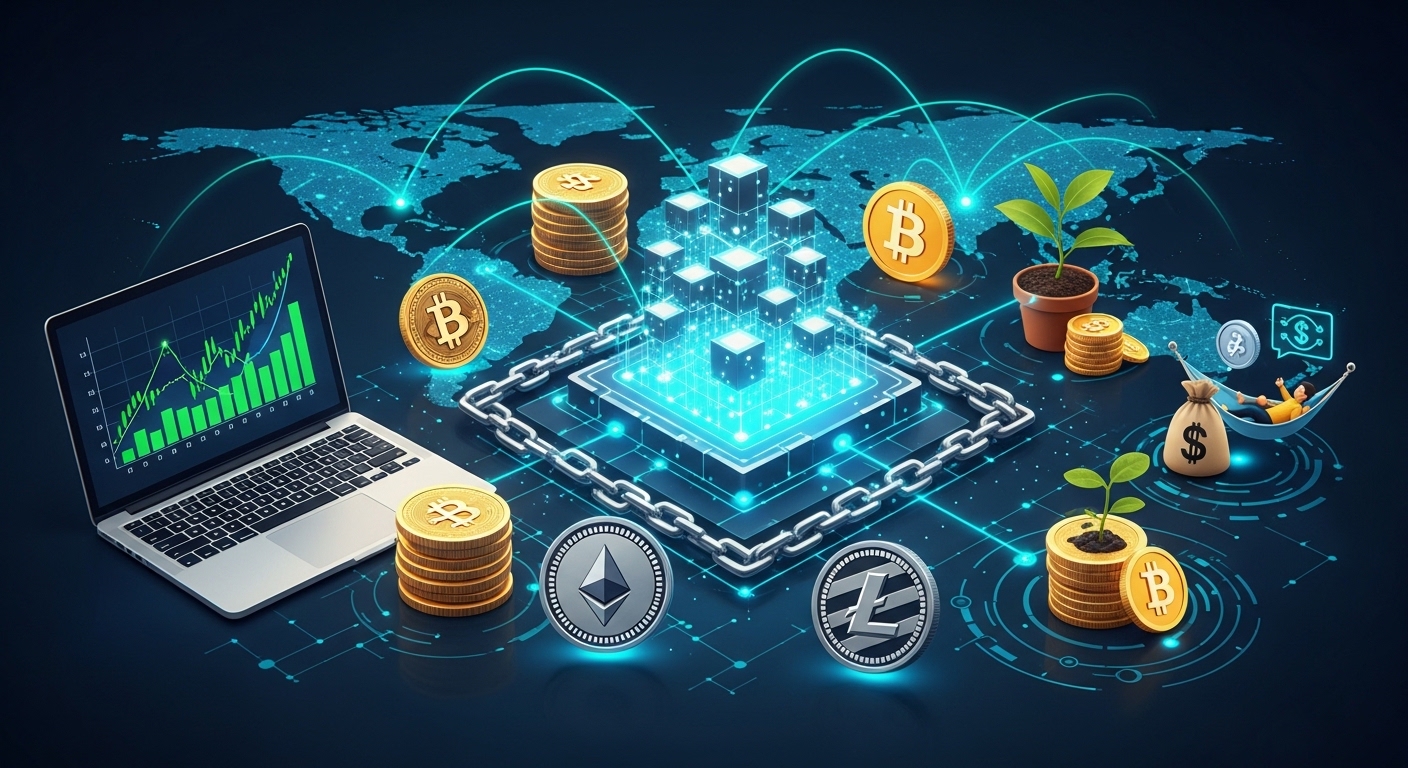 how to earn money with blockchain technology without coding