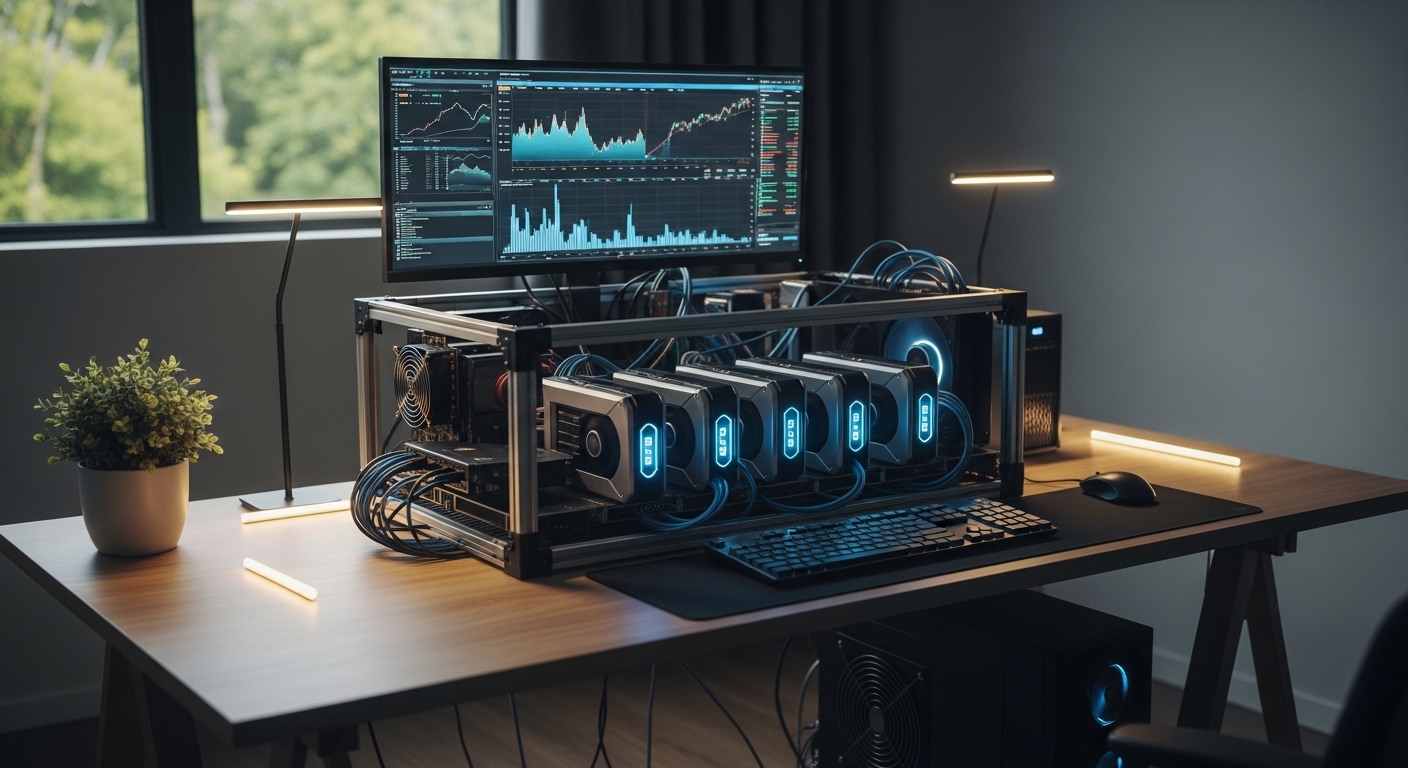 how to start crypto mining at home with low electricity cost